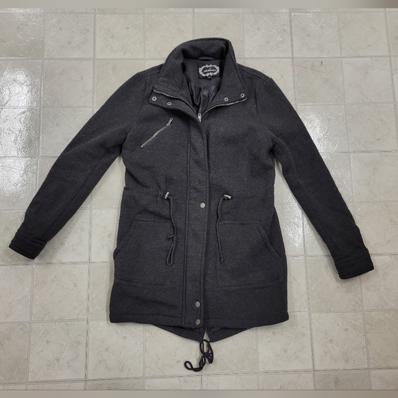 Ambiance Jackets & Blazers - Womens Size Small Dark Gray Ambiance Jacket